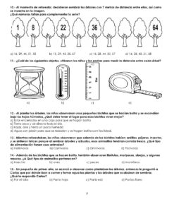 EXAMEN DE DIAGNOSTICO de cuarto grado 2026 2027 Autoguardado 8