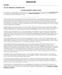 EXAMEN DE DIAGNOSTICO quinto grado 2026 2027 2