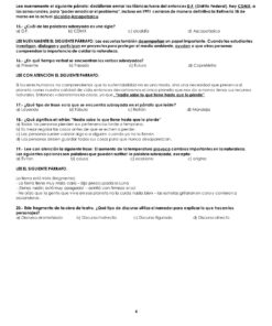 EXAMEN DE DIAGNOSTICO quinto grado 2026 2027 5