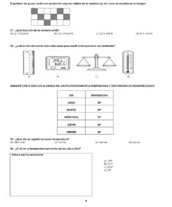 EXAMEN DE DIAGNOSTICO quinto grado 2026 2027 9