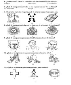EXAMEN DIAGNOSTICO TERCER GRADO 2026 2027 12