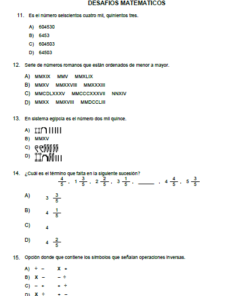 Un examen titulado 