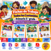 Fichas de Trabajo para Primaria 3.° Grado | 82 Fichas, 81 Contenidos y 227 PDA