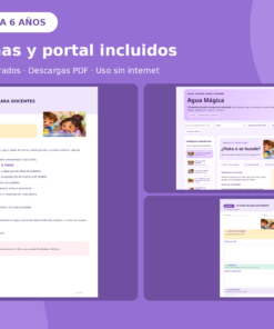 Agua Mágica Preescolar | 15 Experimentos con Agua, Fichas PDF Ilustradas y Portal Interactivo 5 EduLAB Agua Magica Imagen 1