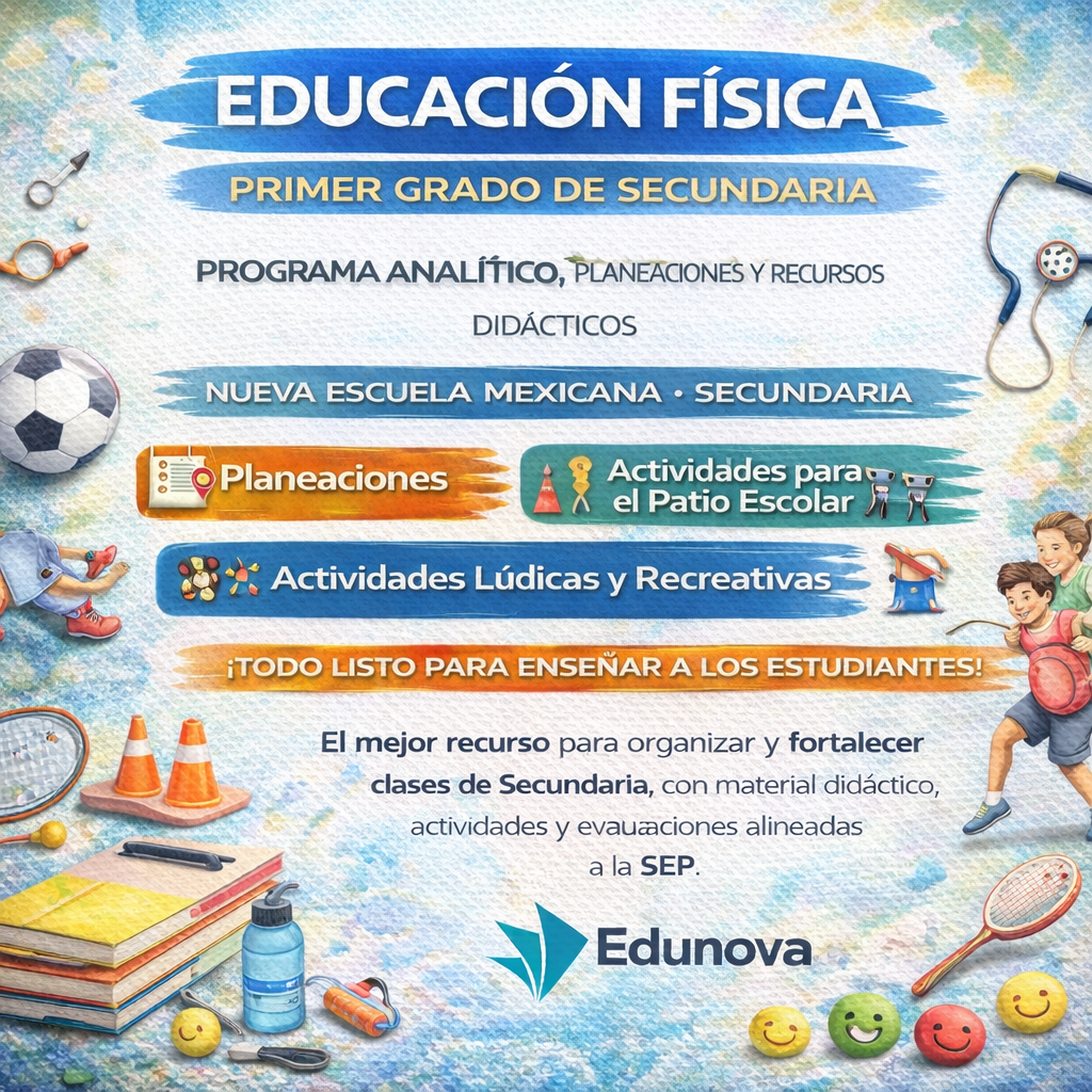Educación Física 1: Programa Analítico, Planeaciones y Recursos Didácticos 1 Educación Física 1: Programa Analítico, Planeaciones y Recursos Didácticos