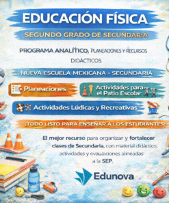 Educación Física 2: Programa Analítico, Planeaciones y Recursos Didácticos