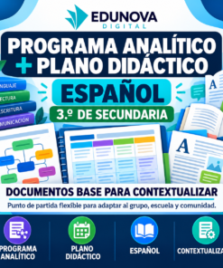 Programa Analítico y Plano Didáctico de Español 3.º de Secundaria | Documentos Base para Contextualizar