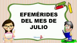 Efemérides de Julio