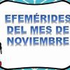 Efemérides de Noviembre