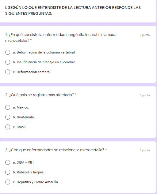 Ejemplo Exámenes en Google Forms 4to grado 03