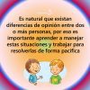 Ejemplo de DESACUERDO Y CONFLICTO