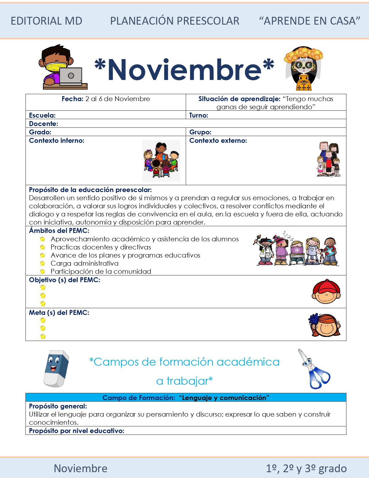 Ejemplo de planeación semana 11 preescolar 01