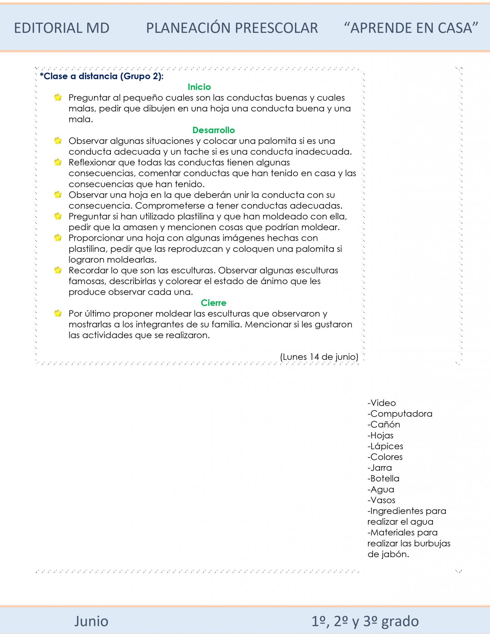 Ejemplo planeación Híbrida semana 38 de preescolar 03