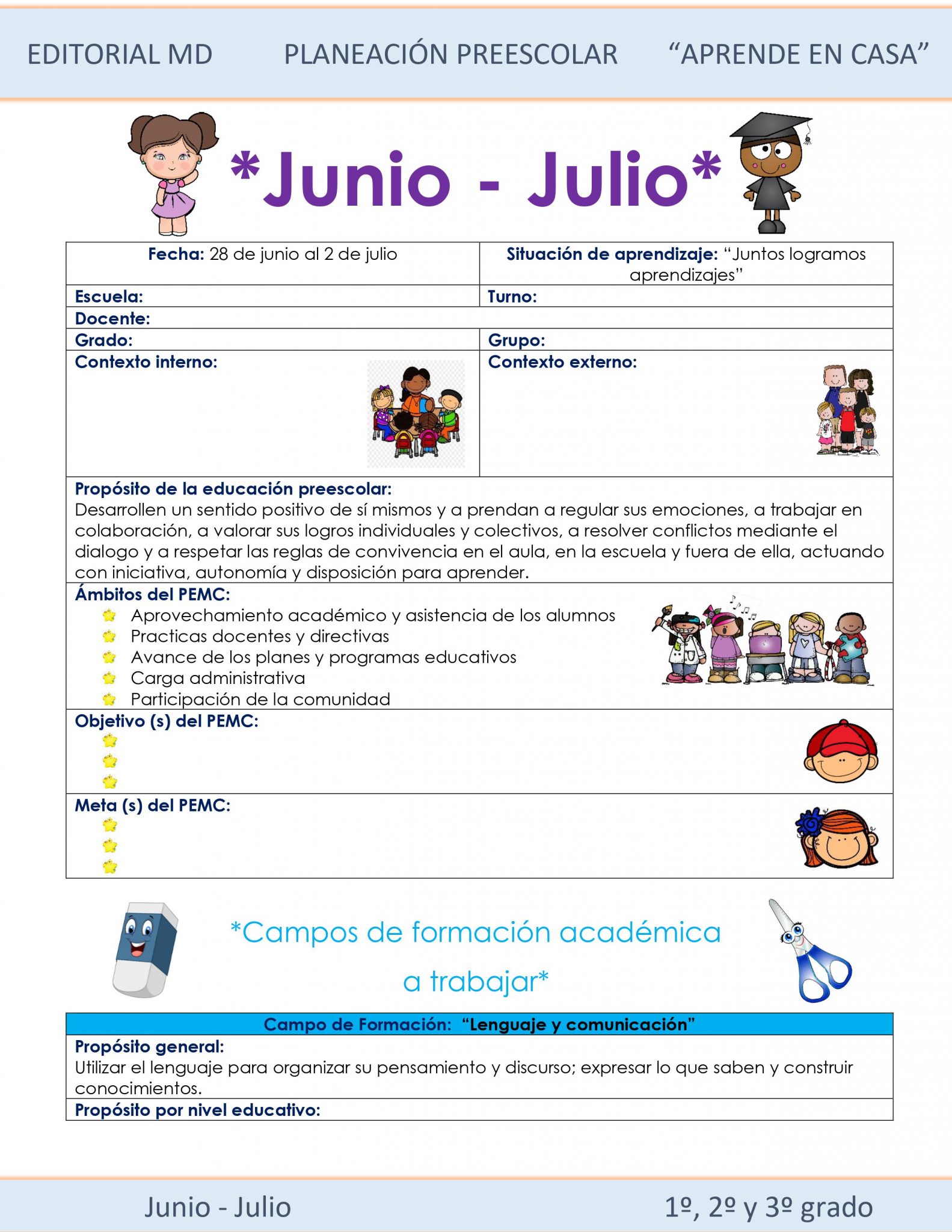 Ejemplo planeación Híbrida semana 40 de preescolar 01