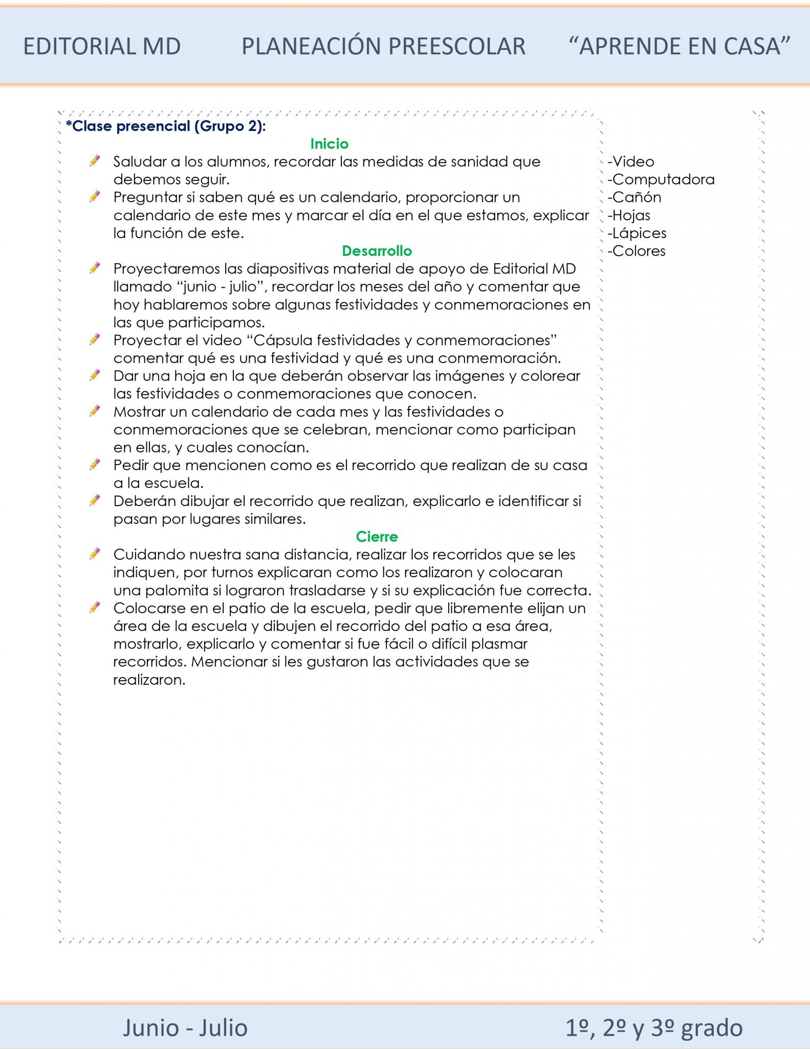 Ejemplo planeación Híbrida semana 40 de preescolar 03