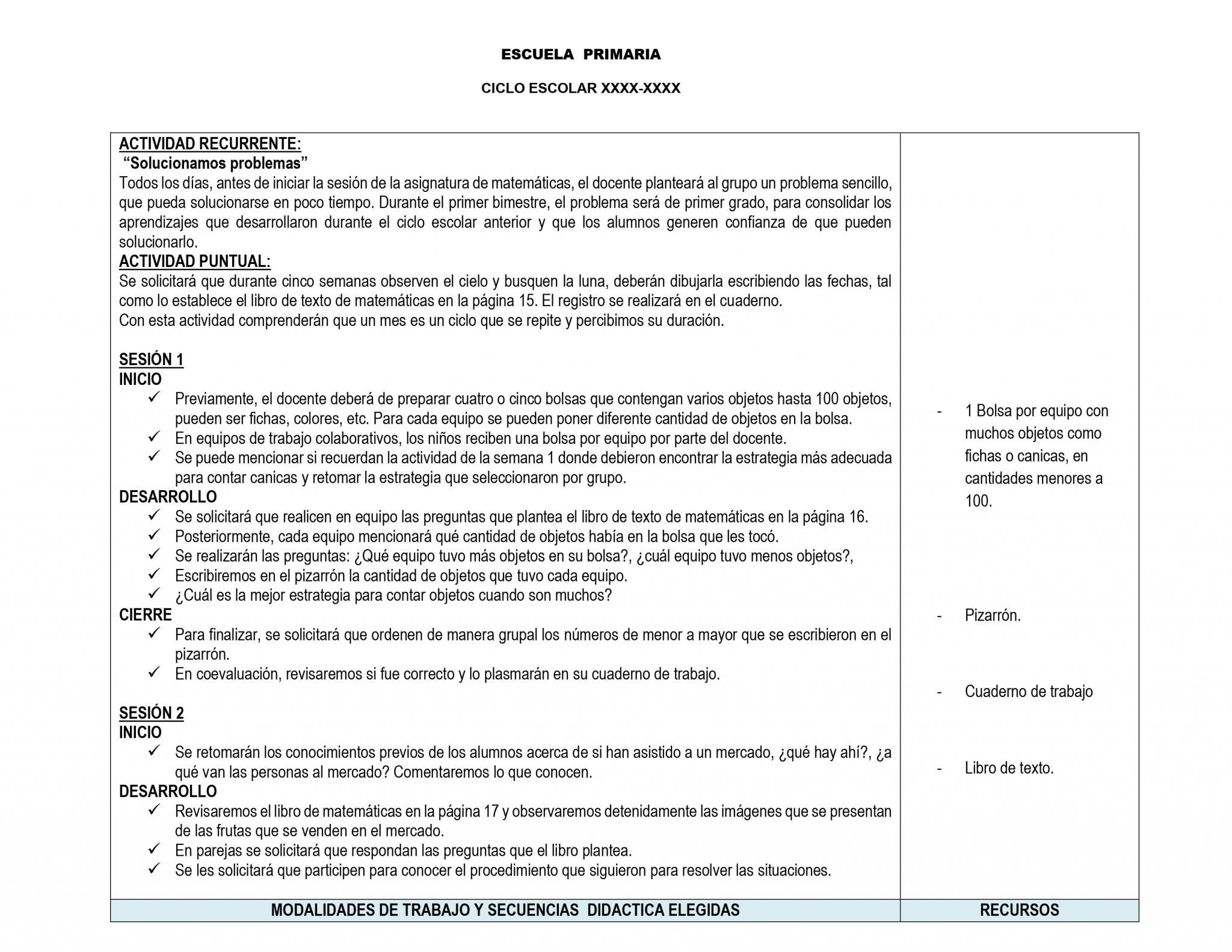 Ejemplo planeacion planeacion primaria 2do grado presencial 02