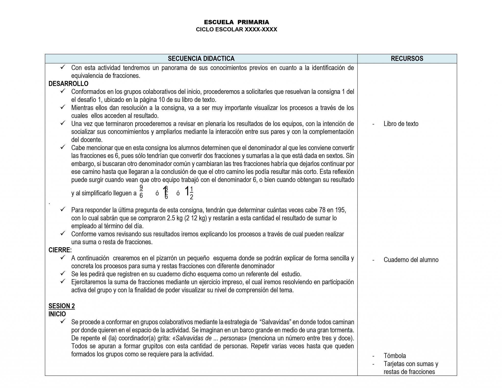 Ejemplo planeacion primaria 5to grado presencial 02
