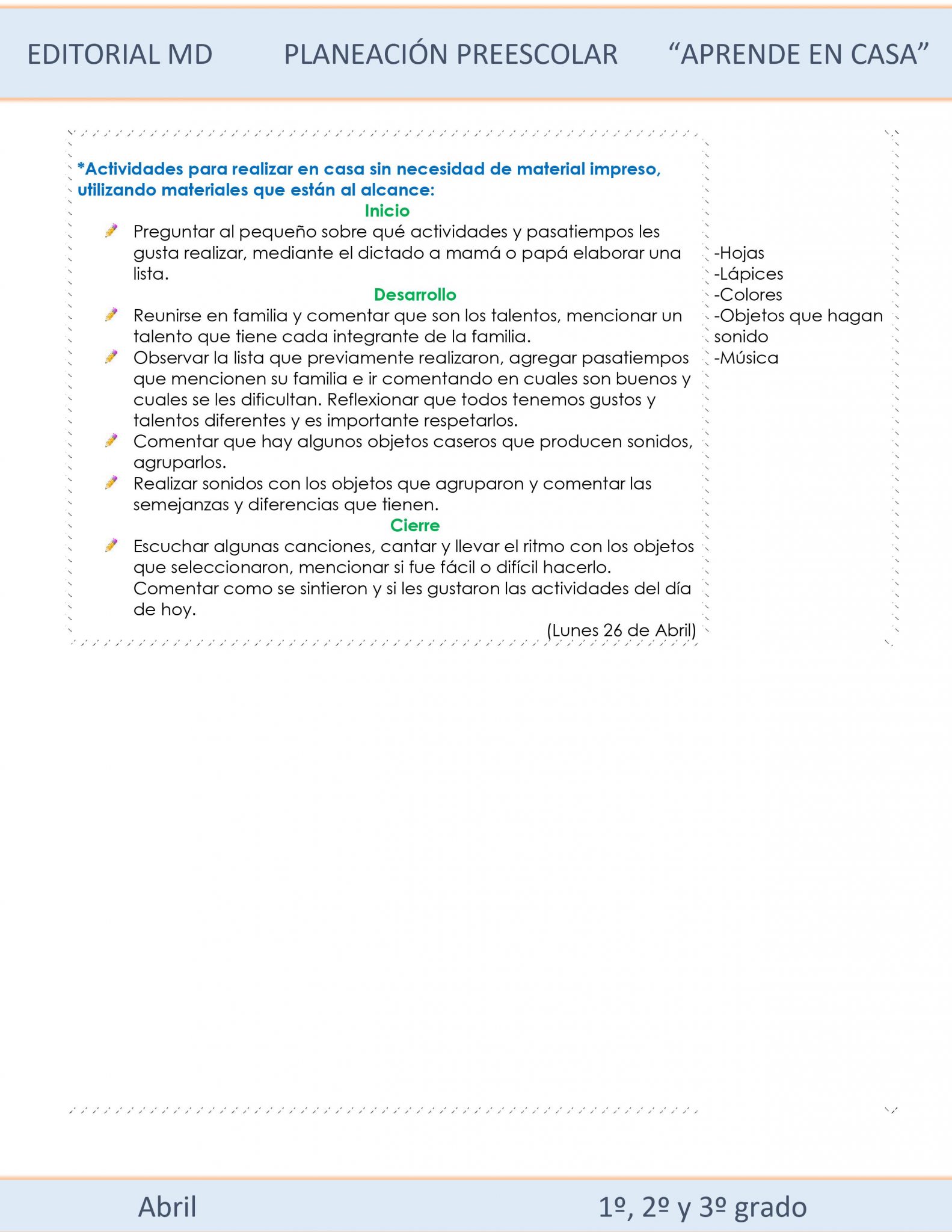 Ejemplo planeación semana 31 de preescolar 03