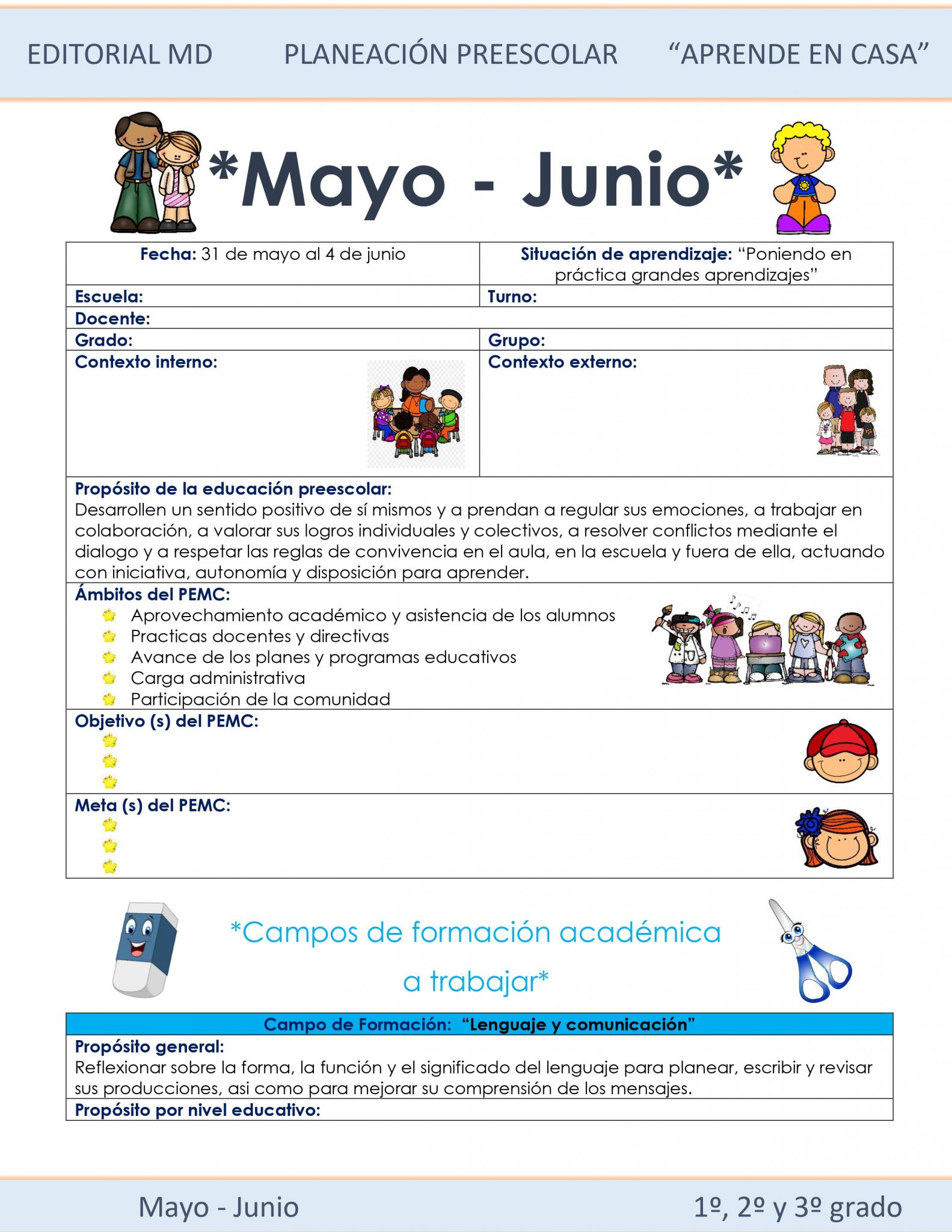 Ejemplo planeación semana 36 de preescolar 01