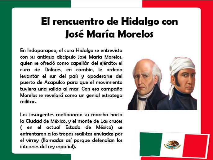 El rencuentro de hidalgo y morelos