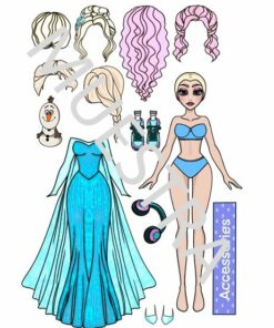 Elsa Ana Paper Dolls IMG2