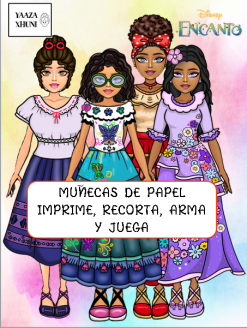 muñecas de papel para niños