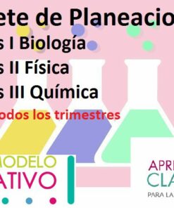 Paquete de Planeaciones Ciencias I, II , III (Nueva Escuela Mexicana)