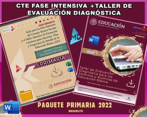 Paquete Cte Fase Intensiva Taller De Evaluación Diagnóstica Primaria