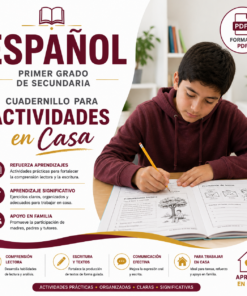 Español Primer Grado de Secundaria Cuadernillo para Actividades en Casa 2026-2027 PDF