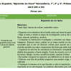 Español Aprende en casa Secundaria Primer semana abril, 1º, 2º y 3º