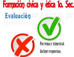 Examen Formación Cívica y Ética (1er. Trimestre)