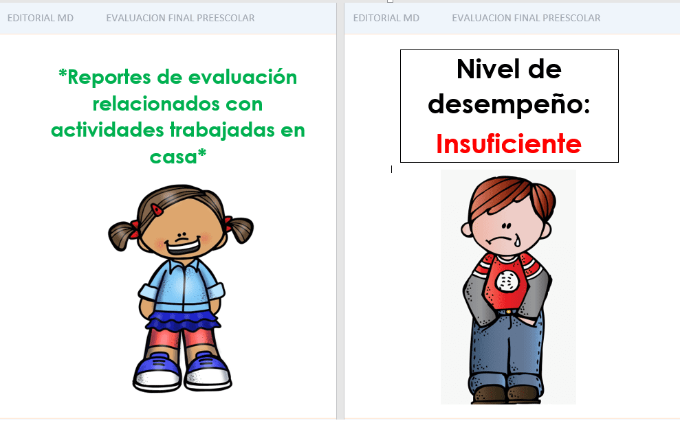 Evaluación de Aprende en Casa para Preescolar