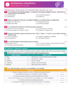 Examen Extraordinario Español Secundaria 1°, 2° y 3° Grado NEM | Word Editable 21 Examen Extraordinario Espanol 3° Secundaria NEM Pagina 02