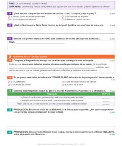 Examen Extraordinario Español Secundaria 1°, 2° y 3° Grado NEM | Word Editable 15 Examen Extraordinario Espanol 3° Secundaria NEM Pagina 10