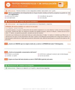 Examen Extraordinario Español Secundaria 1°, 2° y 3° Grado NEM | Word Editable 16 Examen Extraordinario Espanol 3° Secundaria NEM Pagina 11