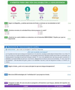 Examen Extraordinario Español Secundaria 1°, 2° y 3° Grado NEM | Word Editable 13 Examen Extraordinario Espanol 3° Secundaria NEM Pagina 12