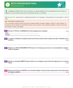 Examen Extraordinario Español Secundaria 1°, 2° y 3° Grado NEM | Word Editable 14 Examen Extraordinario Espanol 3° Secundaria NEM Pagina 14