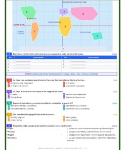 Examen Extraordinario Geografía Secundaria 1° Grado NEM | Word Editable 12 Examen Extraordinario Geografia 1° Secundaria NEM Pagina 02