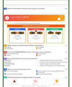 Exámenes Extraordinarios Secundaria 1° Grado NEM (TODAS LAS ASIGNATURAS) | Word Editable 41 Examen Extraordinario Geografia 1° Secundaria NEM Pagina 05