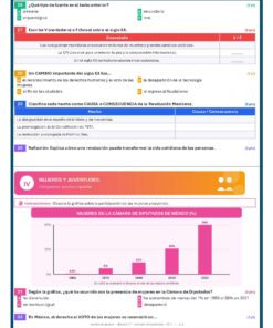 Examen Extraordinario Historia Secundaria 1°, 2° y 3° Grado NEM | Word Editable 13 Examen Extraordinario Historia 1° Secundaria NEM Pagina 06