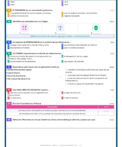 Examen Extraordinario Historia Secundaria 1°, 2° y 3° Grado NEM | Word Editable 12 Examen Extraordinario Historia 1° Secundaria NEM Pagina 07