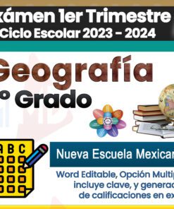 Examen Geografia Secundaria Primer Trimestre