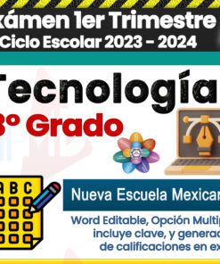 xamen de Tecnologia 3 secundaria Trimestre 1