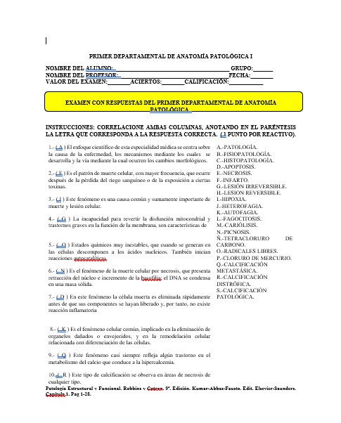 Examen básico de patología 01