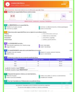 Examen Extraordinario Educación Física Secundaria 1°, 2° y 3° Grado NEM | Word Editable 16 Examen EducacionFisica 1Sec Extraordinario Pagina 03