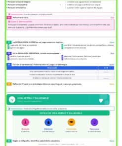 Examen Extraordinario Educación Física Secundaria 1°, 2° y 3° Grado NEM | Word Editable 14 Examen EducacionFisica 1Sec Extraordinario Pagina 05
