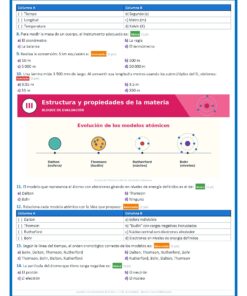 Examen Extraordinario Ciencias Física Secundaria 2° Grado NEM | Word Editable 13 Examen Extraordinario Fisica 2Sec Pagina 03