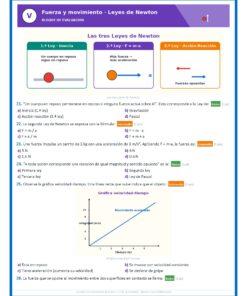 Examen Extraordinario Ciencias Física Secundaria 2° Grado NEM | Word Editable 16 Examen Extraordinario Fisica 2Sec Pagina 05