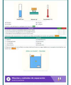 Examen Extraordinario Química Secundaria 3° Grado NEM | Word Editable 13 Examen Extraordinario Quimica 3Sec Pagina 02