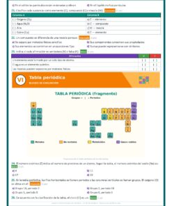 Examen Extraordinario Química Secundaria 3° Grado NEM | Word Editable 9 Examen Extraordinario Quimica 3Sec Pagina 06